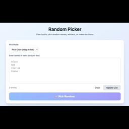 Free Random Picker