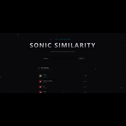 Sonic Similarity