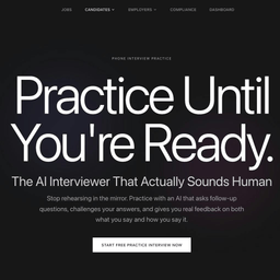 Free AI Phone Interview incl. Practice