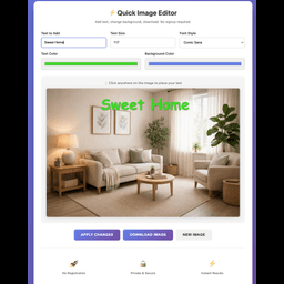 Quick Image Editor