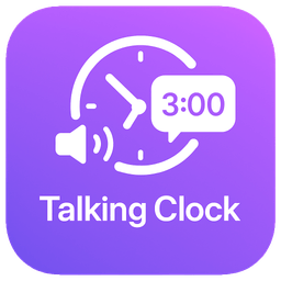 Talking Clock- time announcer app