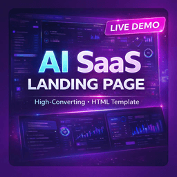 LuxeAI – Premium AI SaaS Landing Page