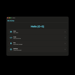 A.4.One > Developer tools, one app