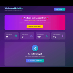 Webinar Hub Pro