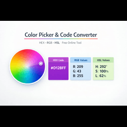 Color Picker & Code Converter | HEX, RGB