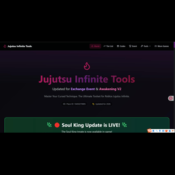 Jujutsu Infinite Tools