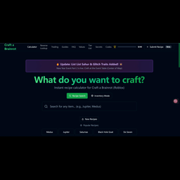 Craft a Brainrot Calculator