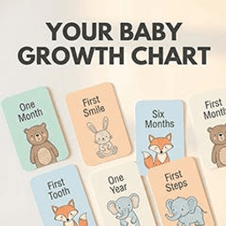Your Baby Growth Chart – Editable Canva
