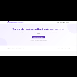 A Multilingual Bank Statement Converter